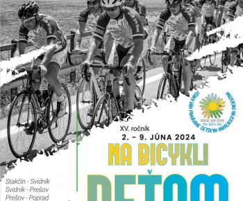 Na bicykli deťom pre život 2024